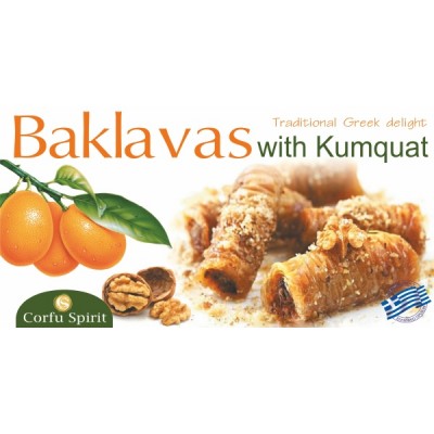 GREEK BAKLAVA WITH KUMQUAT...